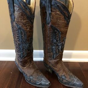Vintage tall cowboy boots